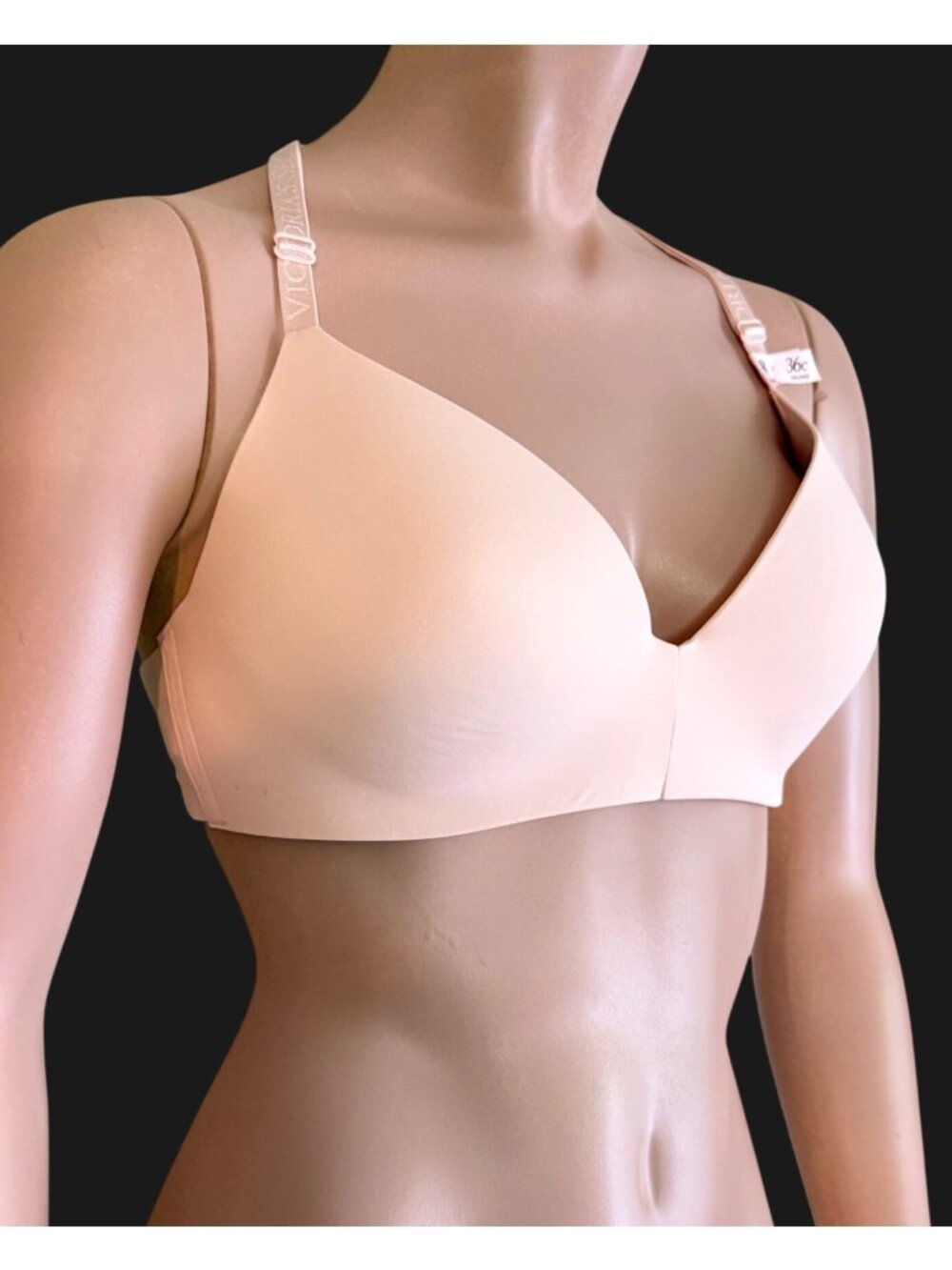 size 36C New Victoria's Secret lightly lined t-shirt front closure racerback bra